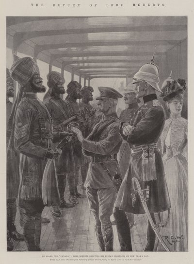 The Return of Lord Roberts by Richard Caton Woodville junior
